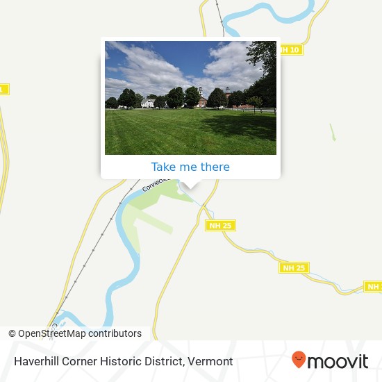 Haverhill Corner Historic District map