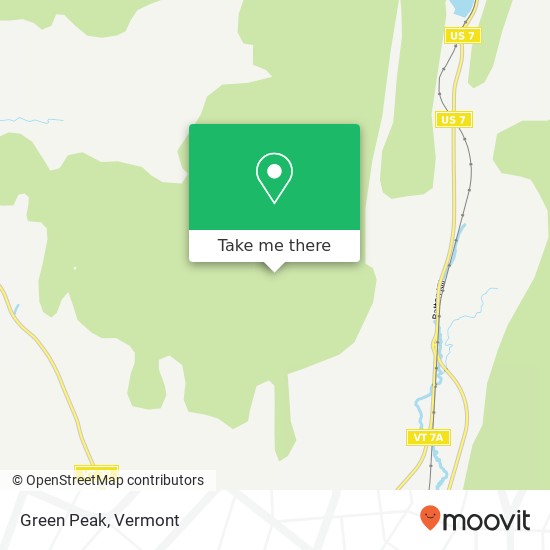 Green Peak map