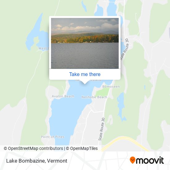 Lake Bombazine map