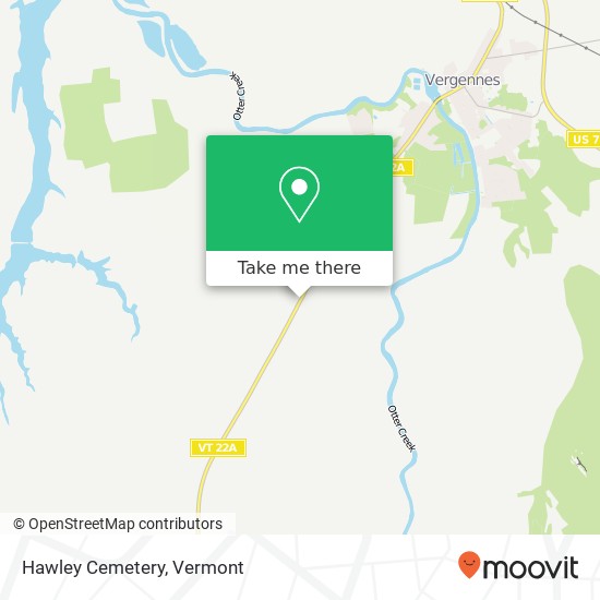 Hawley Cemetery map