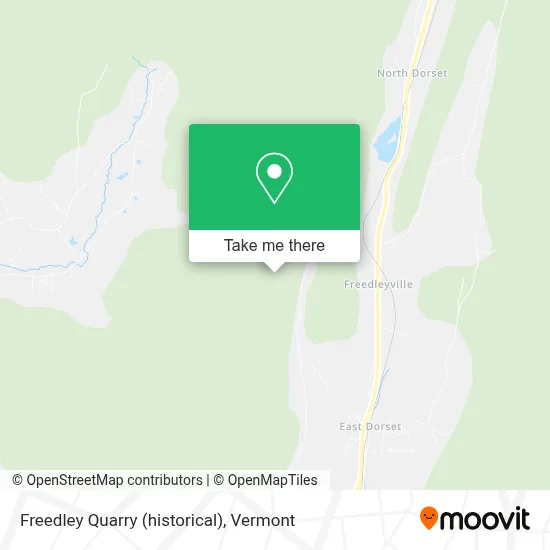 Freedley Quarry (historical) map