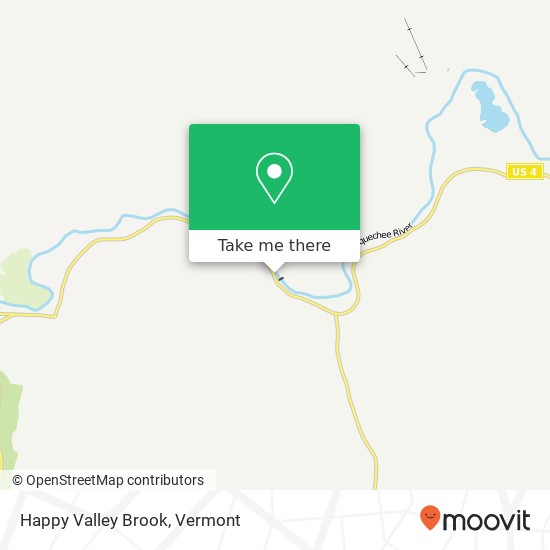 Happy Valley Brook map