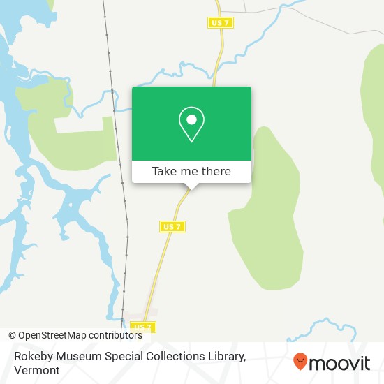 Mapa de Rokeby Museum Special Collections Library