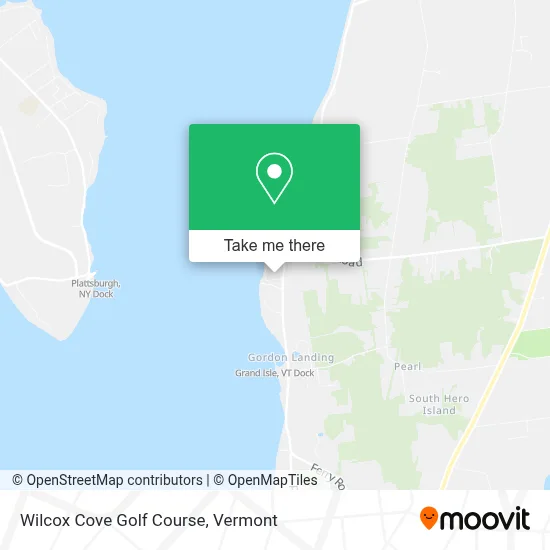 Wilcox Cove Golf Course map