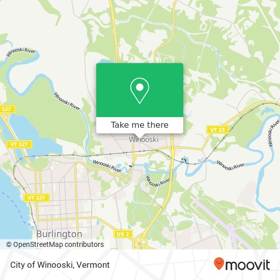 City of Winooski map