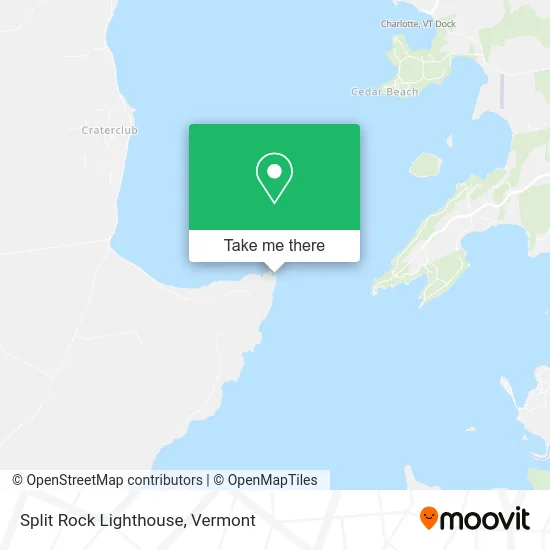 Split Rock Lighthouse map