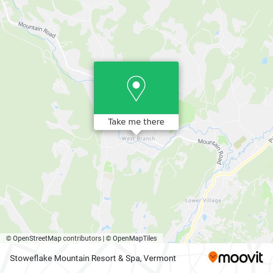 Mapa de Stoweflake Mountain Resort & Spa