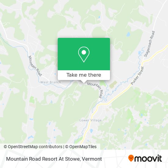 Mountain Road Resort At Stowe map