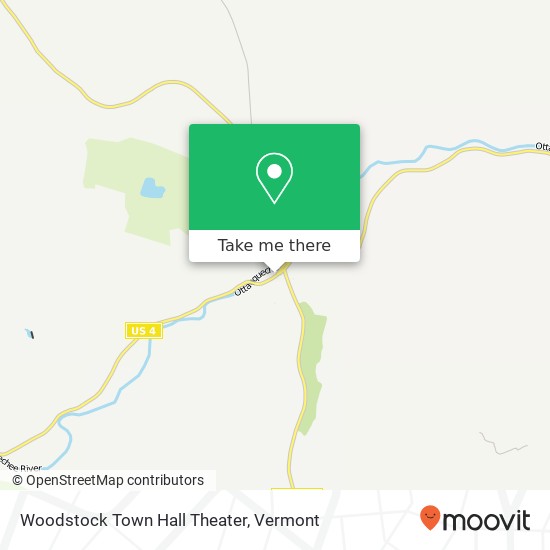 Woodstock Town Hall Theater map