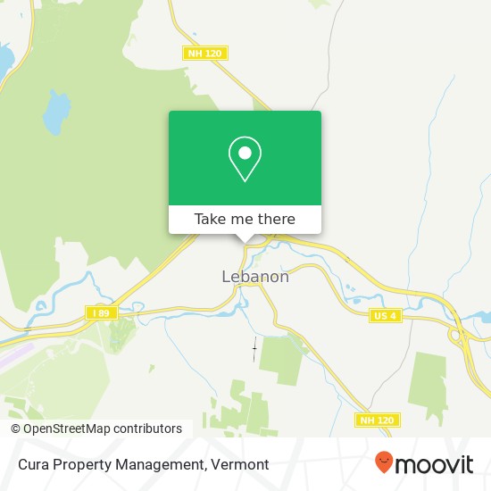 Cura Property Management map