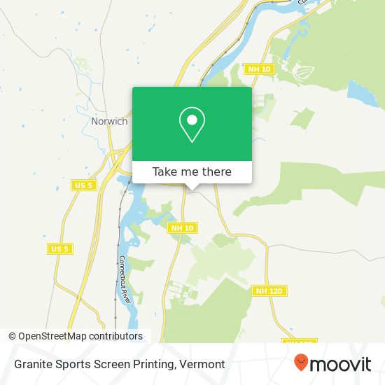 Mapa de Granite Sports Screen Printing