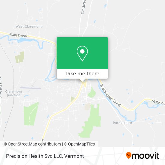 Mapa de Precision Health Svc LLC