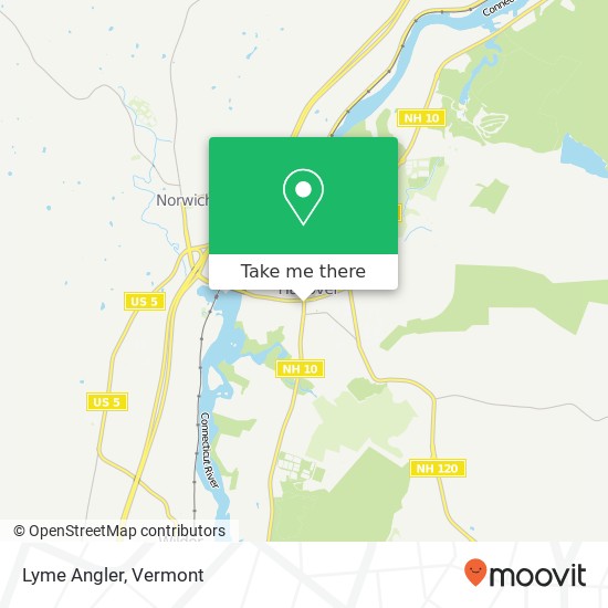 Mapa de Lyme Angler