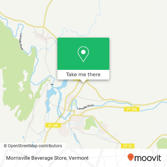 Mapa de Morrisville Beverage Store
