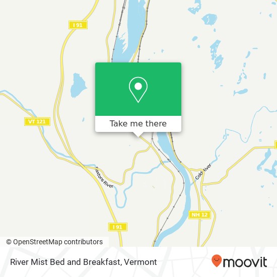 Mapa de River Mist Bed and Breakfast