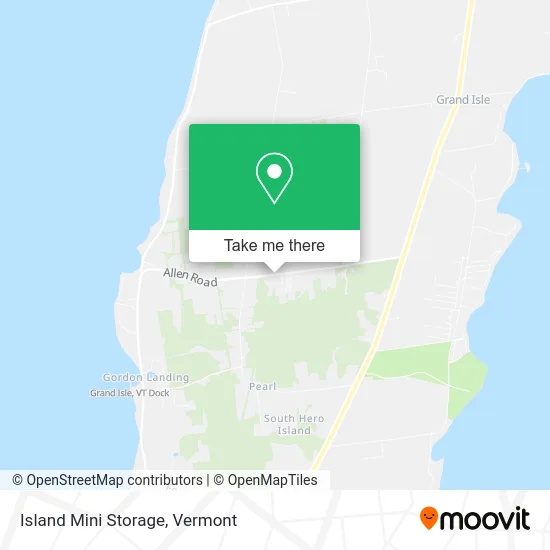 Island Mini Storage map
