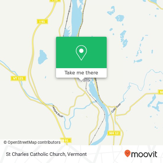 St Charles Catholic Church map