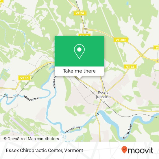 Essex Chiropractic Center map