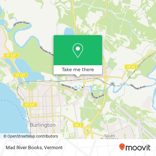 Mad River Books map