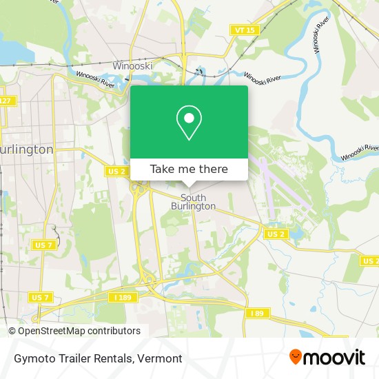 Gymoto Trailer Rentals map