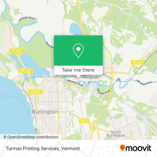 Turmax Printing Services map