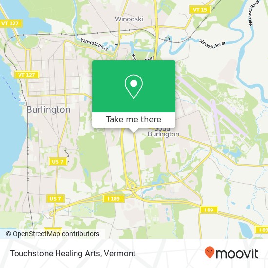 Touchstone Healing Arts map