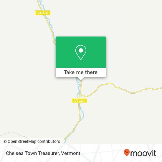 Chelsea Town Treasurer map