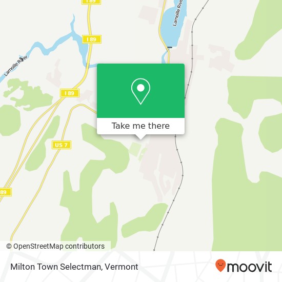 Milton Town Selectman map