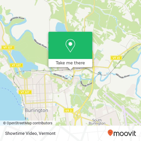 Showtime Video map