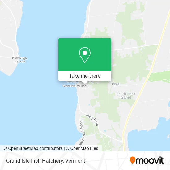 Grand Isle Fish Hatchery map