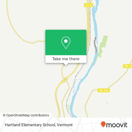 Mapa de Hartland Elementary School