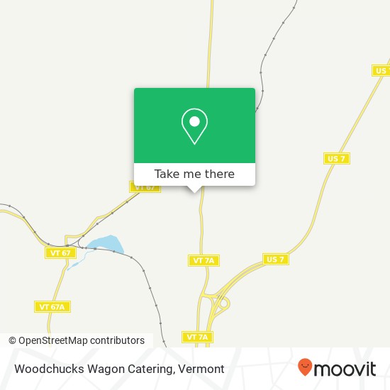 Woodchucks Wagon Catering map