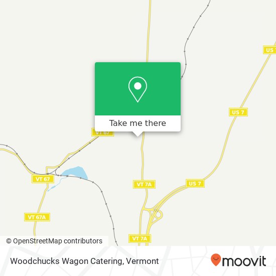 Mapa de Woodchucks Wagon Catering