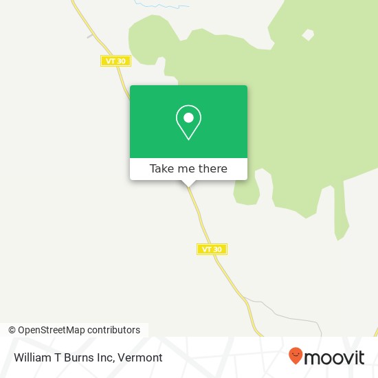 William T Burns Inc map