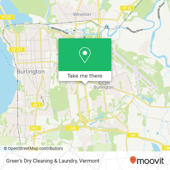 Mapa de Greer's Dry Cleaning & Laundry