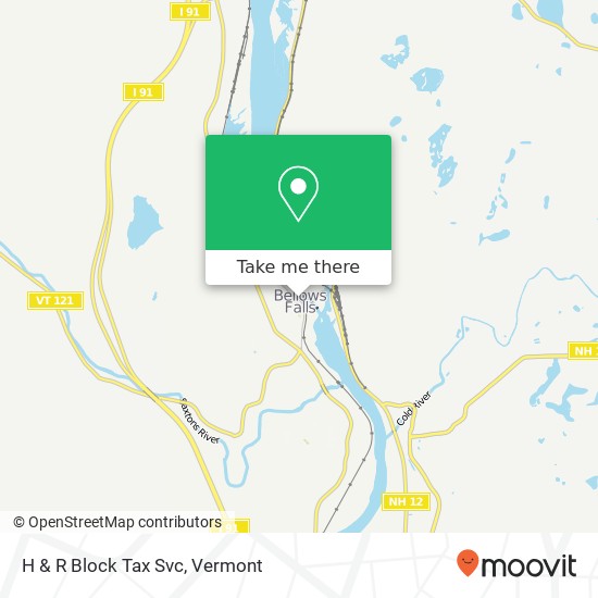 H & R Block Tax Svc map