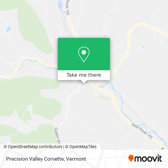 Mapa de Precision Valley Corvette