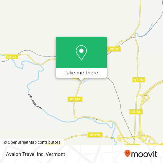 Avalon Travel Inc map