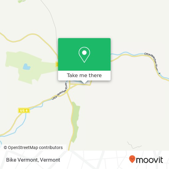 Mapa de Bike Vermont