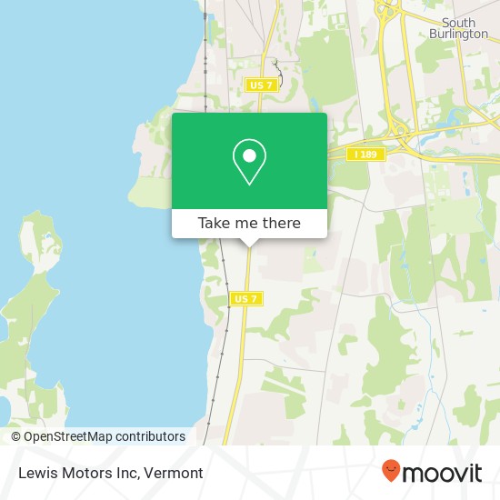Lewis Motors Inc map