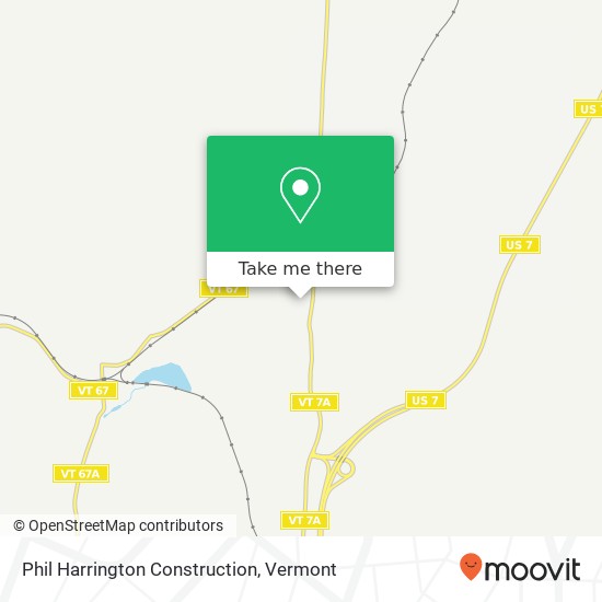 Phil Harrington Construction map