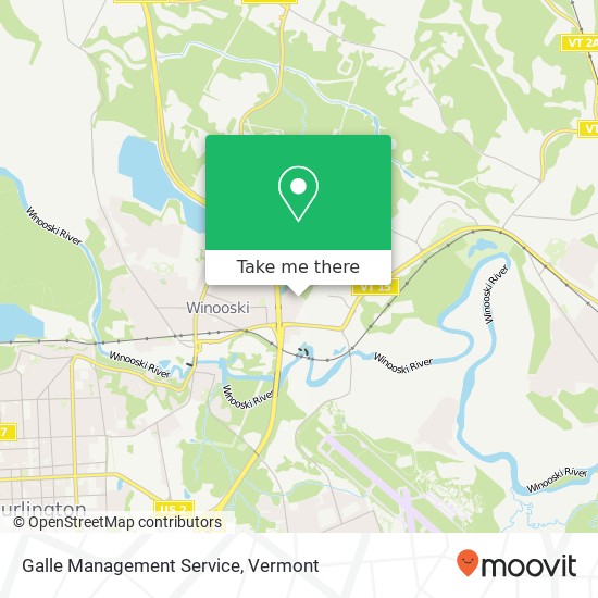 Galle Management Service map