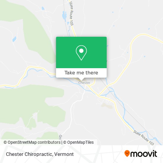 Chester Chiropractic map
