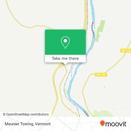Meunier Towing map