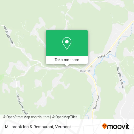 Millbrook Inn & Restaurant map