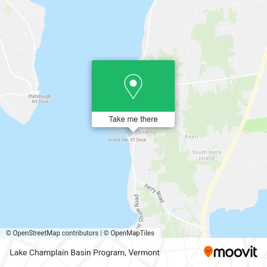 Lake Champlain Basin Program map