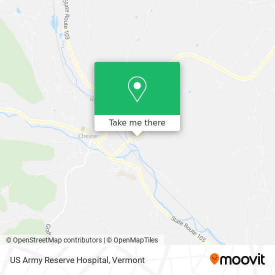 US Army Reserve Hospital map
