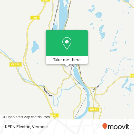 KERN Electric map