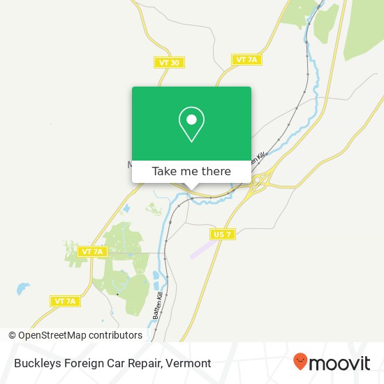 Buckleys Foreign Car Repair map