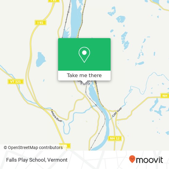 Falls Play School map